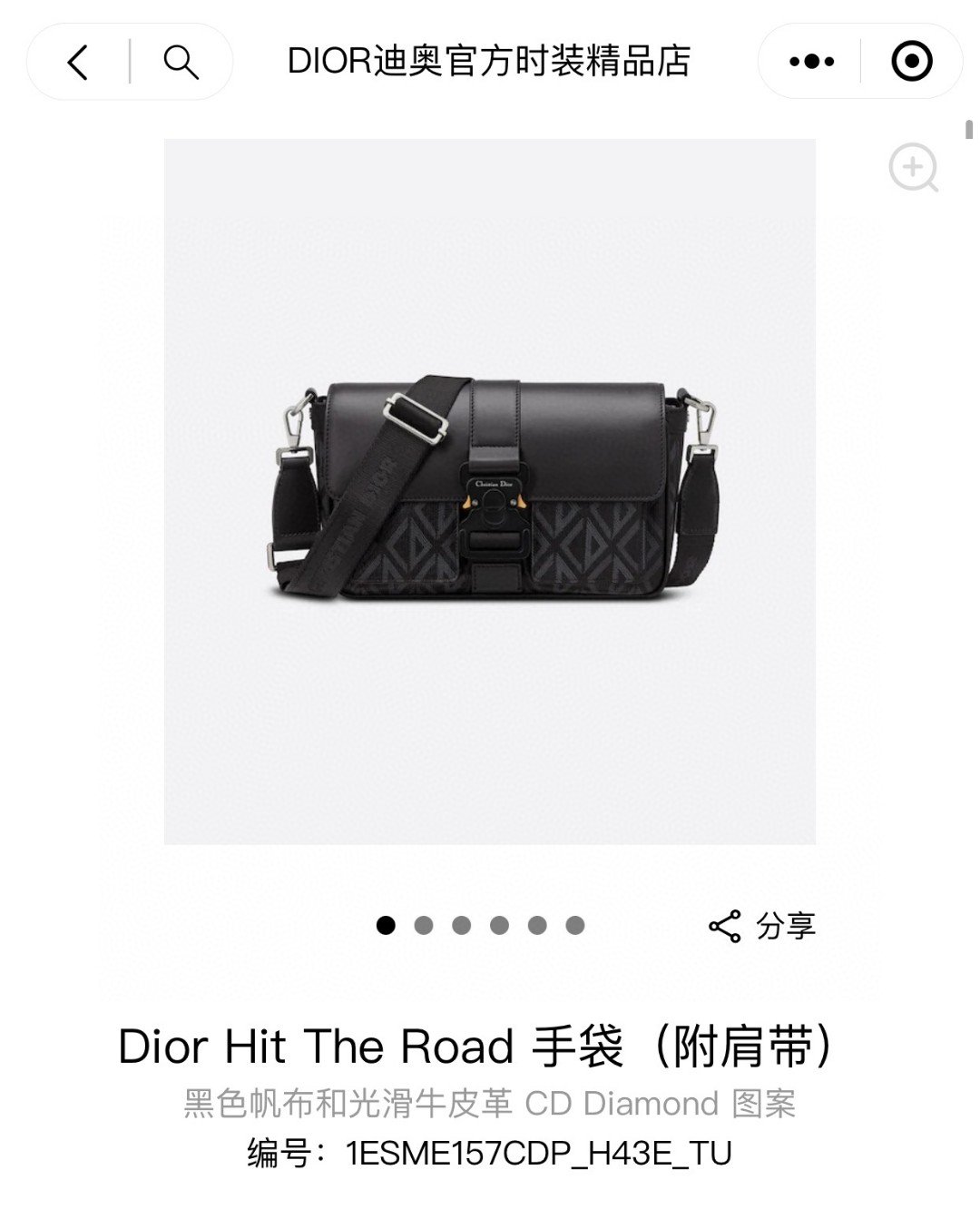 Dior Hit The Road Bag (With Strap) - Image 6