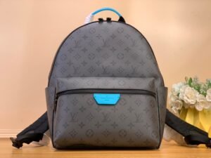 Louis Vuitton Discovery Backpack PM – Monogram Eclipse with Blue Accents