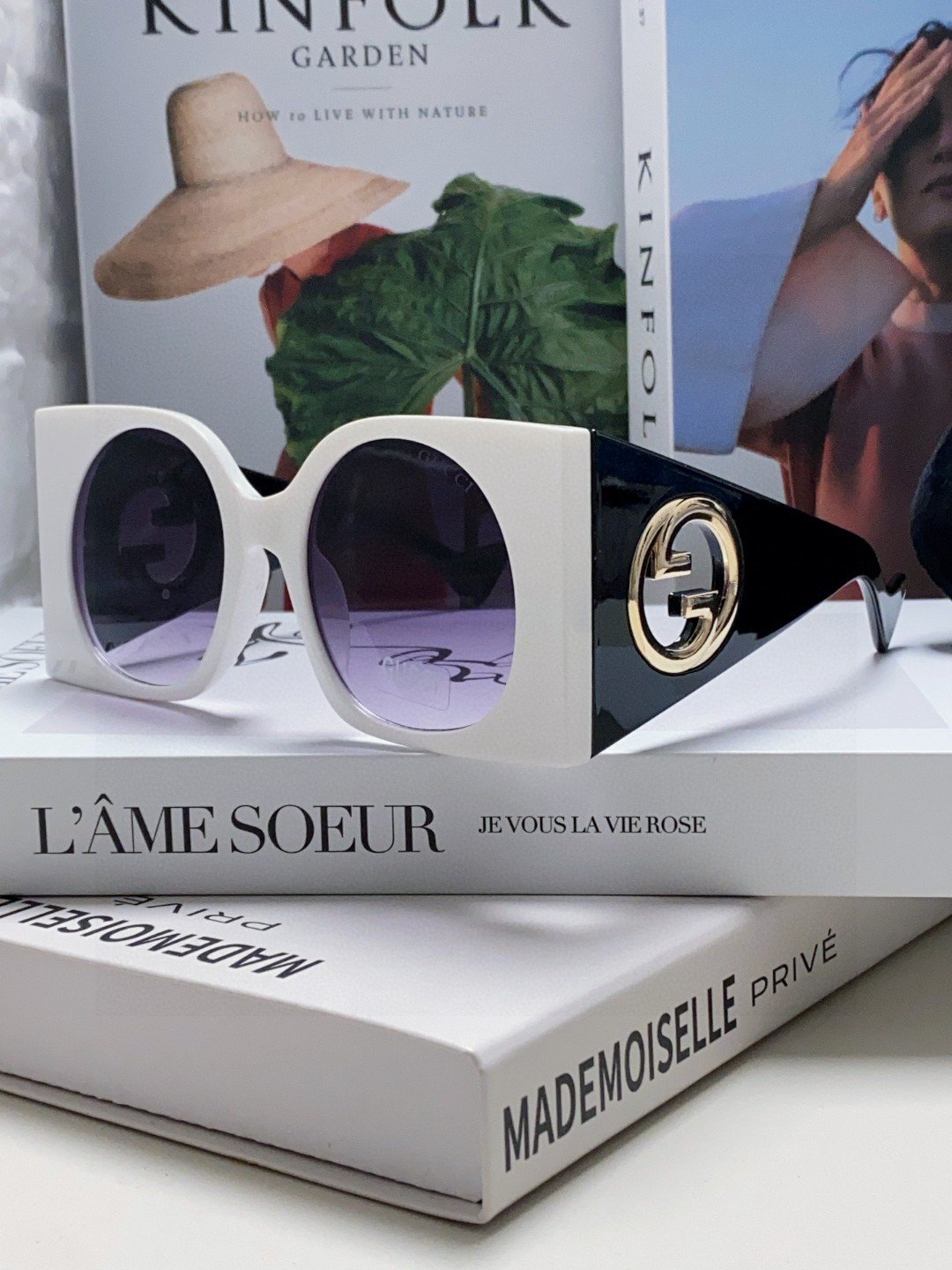 Gucci Bow-Knot Oversized Sunglasses GG1254S