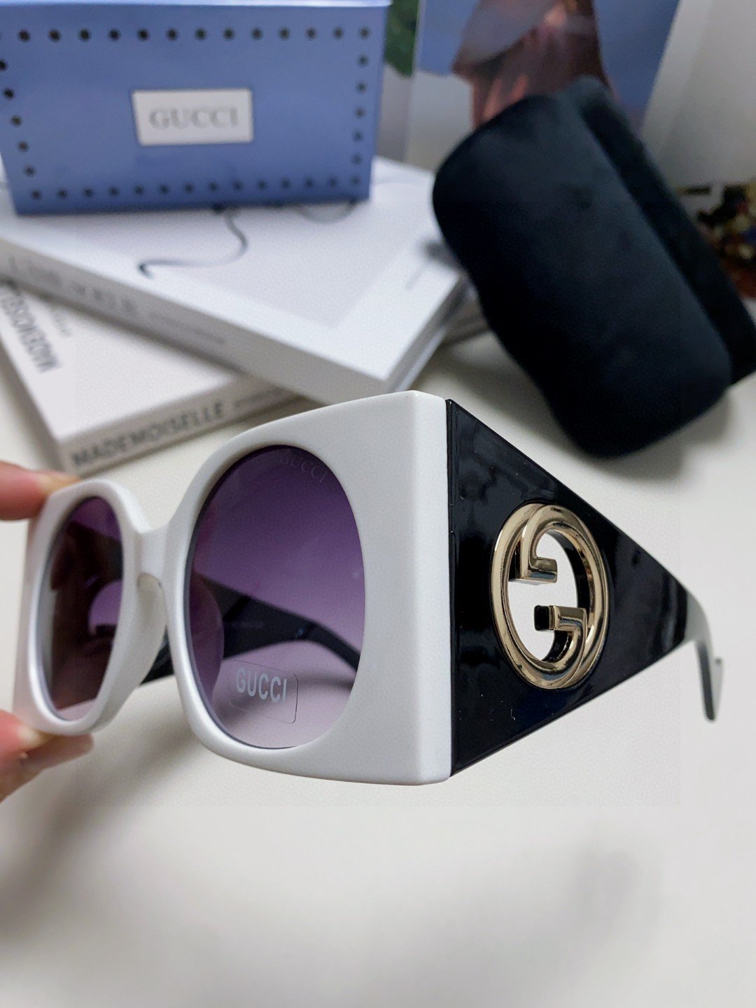 Gucci Bow-Knot Oversized Sunglasses GG1254S - Image 6