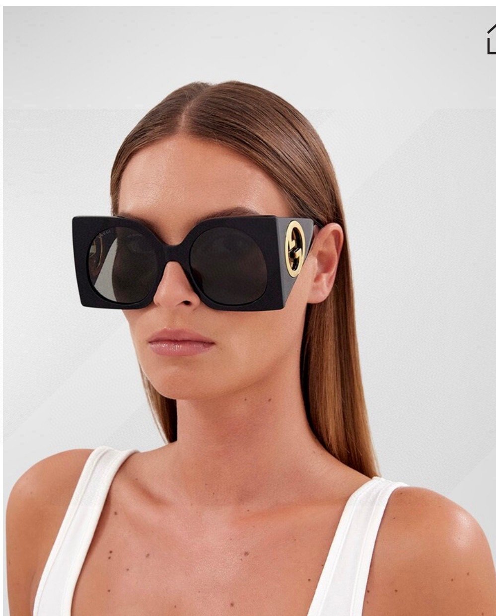 Gucci Oversized Square Sunglasses with GG Emblem - Image 12