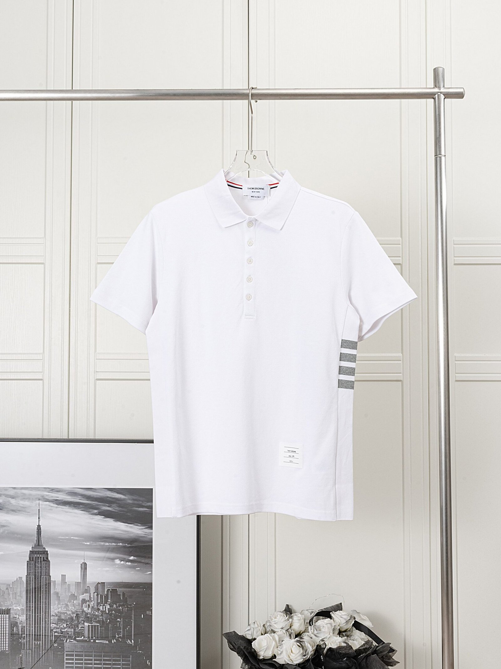 LOVE BEAN ROCK Polo Shirt – White