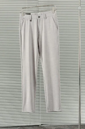 Dior 25SS Luxury Custom Casual Trousers – Pearl White Edition