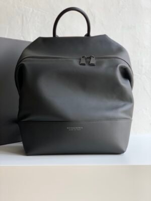 Bottega Veneta Matte Calfskin Ultra-Soft Backpack – Black