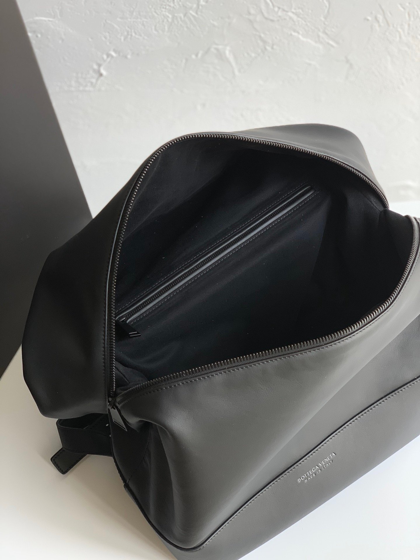 Bottega Veneta Matte Calfskin Ultra-Soft Backpack – Black - Image 4