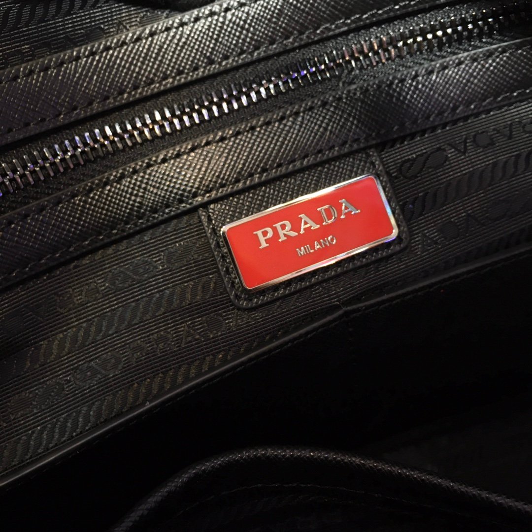 Prada Nylon Saffiano Leather Briefcase – Model 2VE368 - Image 2