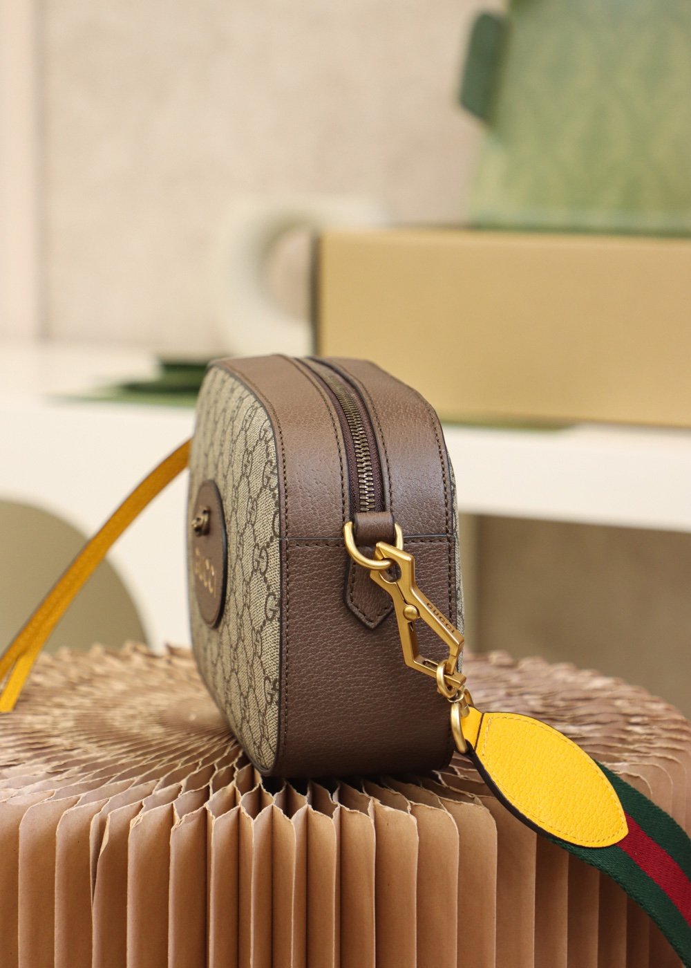 Gucci Ophidia GG Small Camera Bag – Brown - Image 7