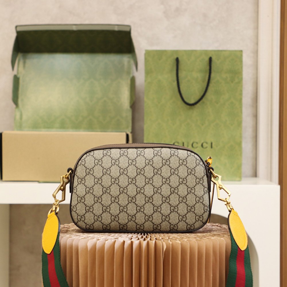 Gucci Ophidia GG Small Camera Bag – Brown - Image 2