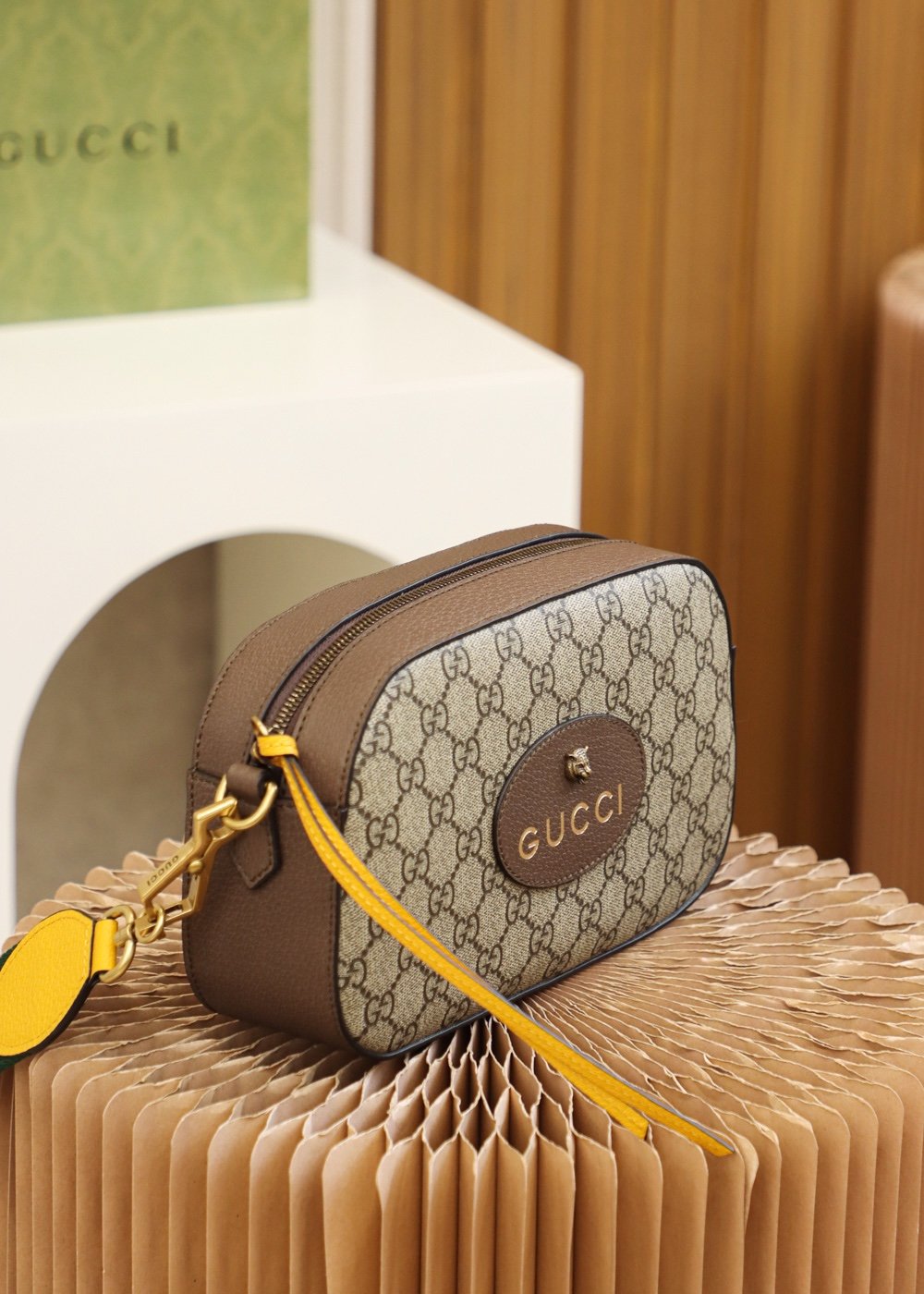 Gucci Ophidia GG Small Camera Bag – Brown - Image 8