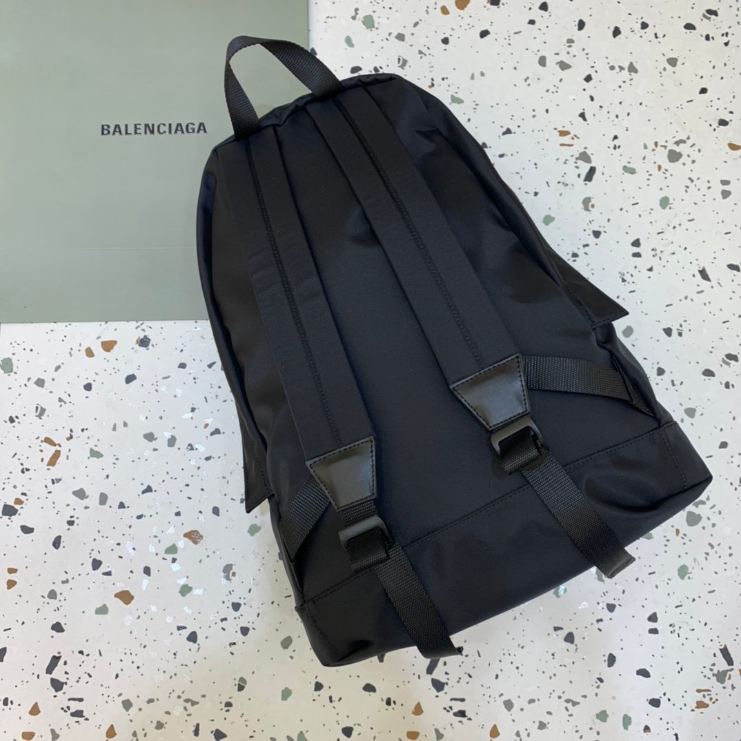 Balenciaga Large Nylon Backpack – All Black - Image 5