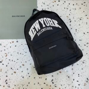 Balenciaga Large Nylon Backpack – All Black