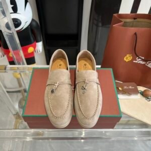 Loro Piana Summer Walk Suede Loafers