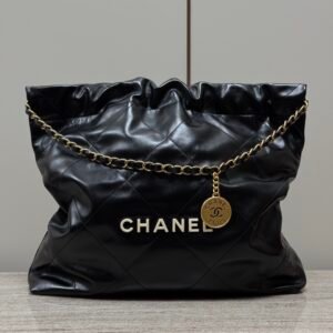 Chanel Trash Bag – Black & White