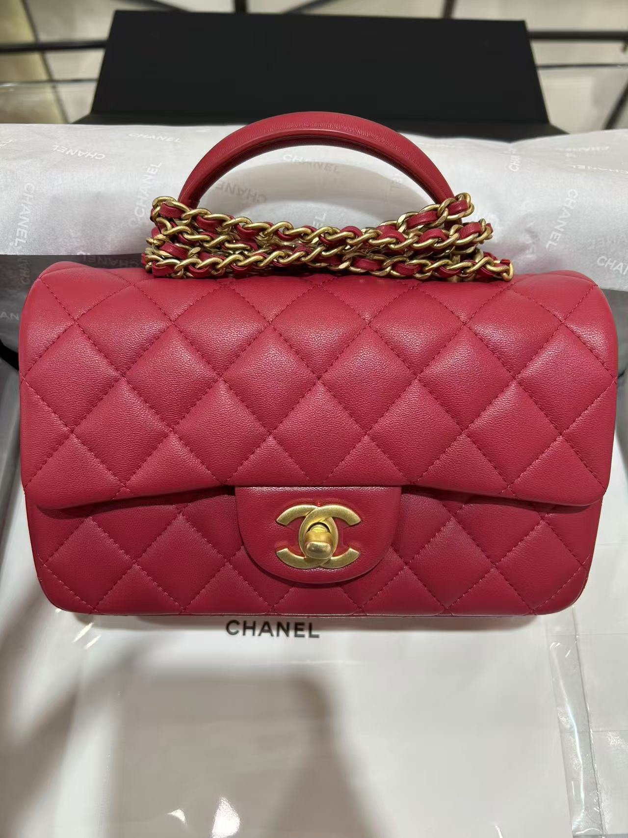 Chanel Quilted Tote – Beige - Image 6