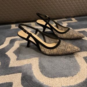 Dior Capture Cannage Slingback Pumps