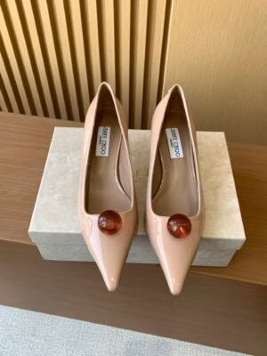 Jimmy Choo Crystal Ball Pointed-Toe Pumps