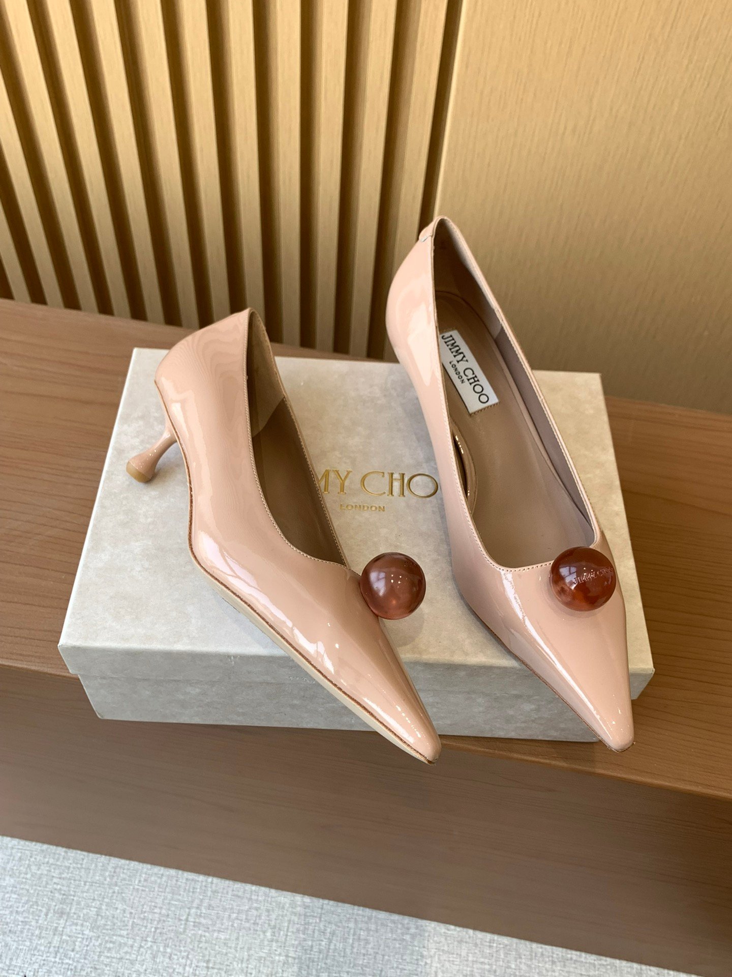 Jimmy Choo Crystal Ball Pointed-Toe Pumps - Image 7