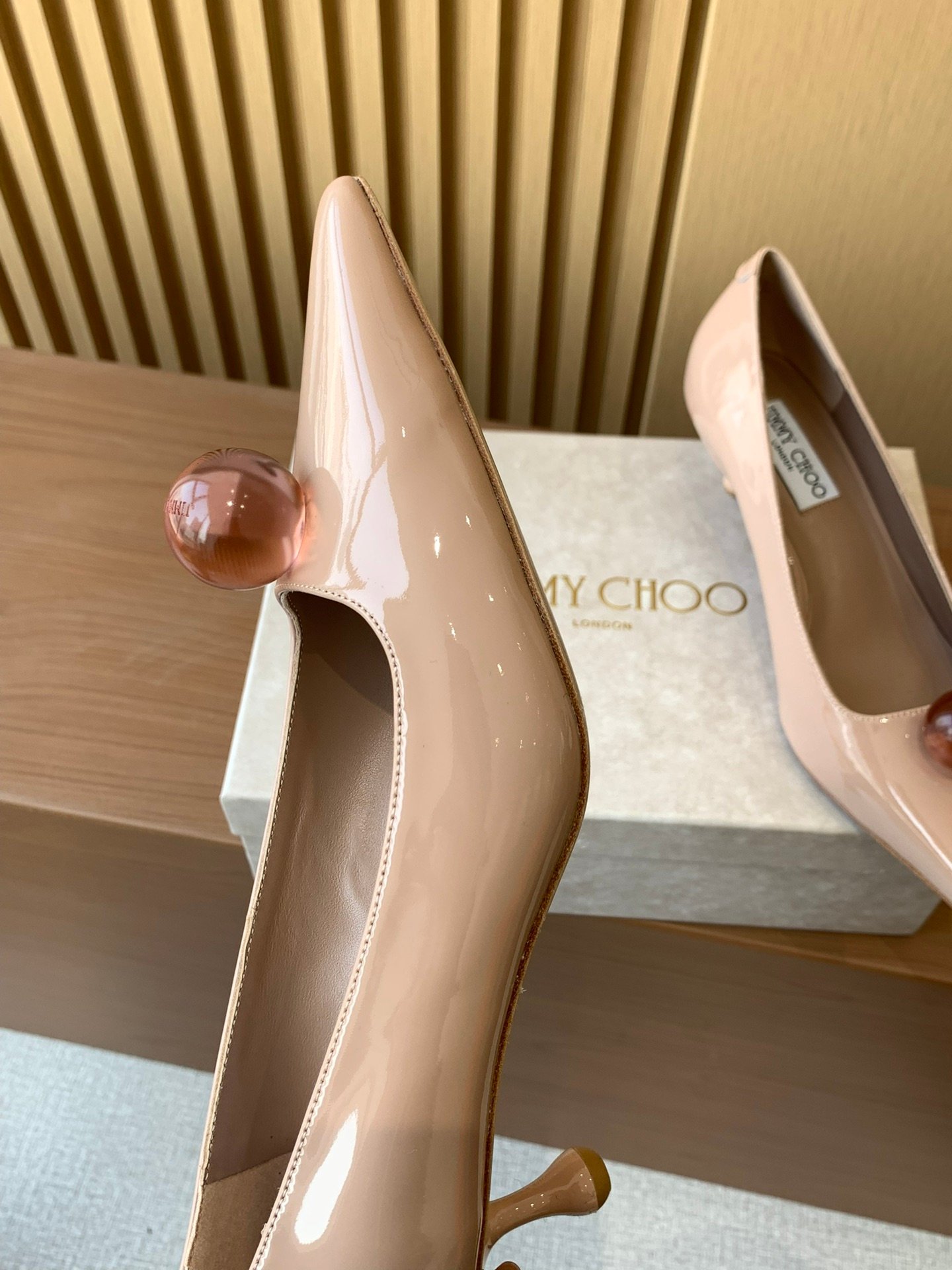 Jimmy Choo Crystal Ball Pointed-Toe Pumps - Image 4