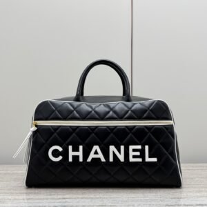 Chanel Bowling Bag – BlackChanel Classic Flap – Milk Tea Apricot