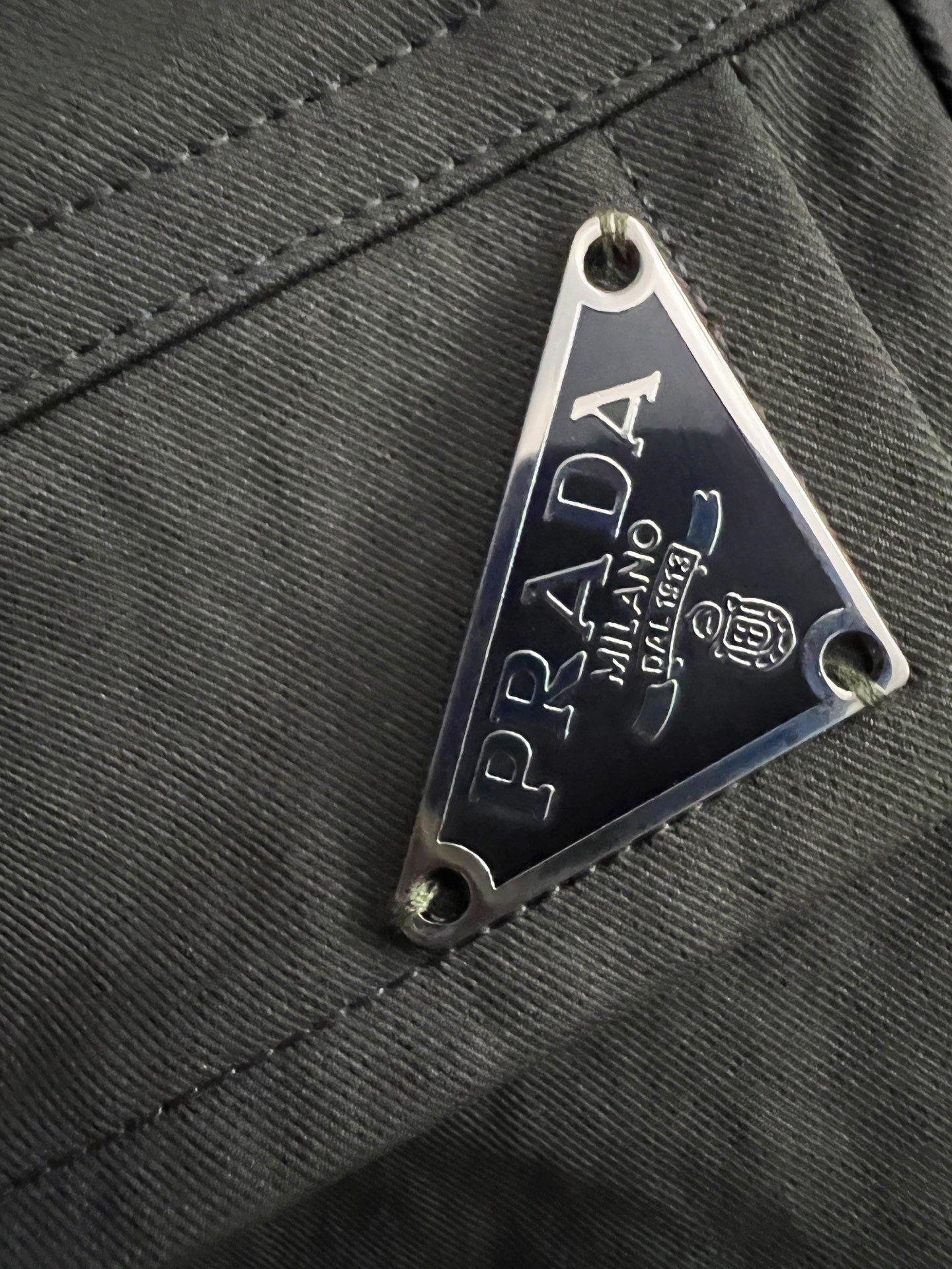 Prada 2025 Straight-Leg Casual Pants – Olive Green - Image 8