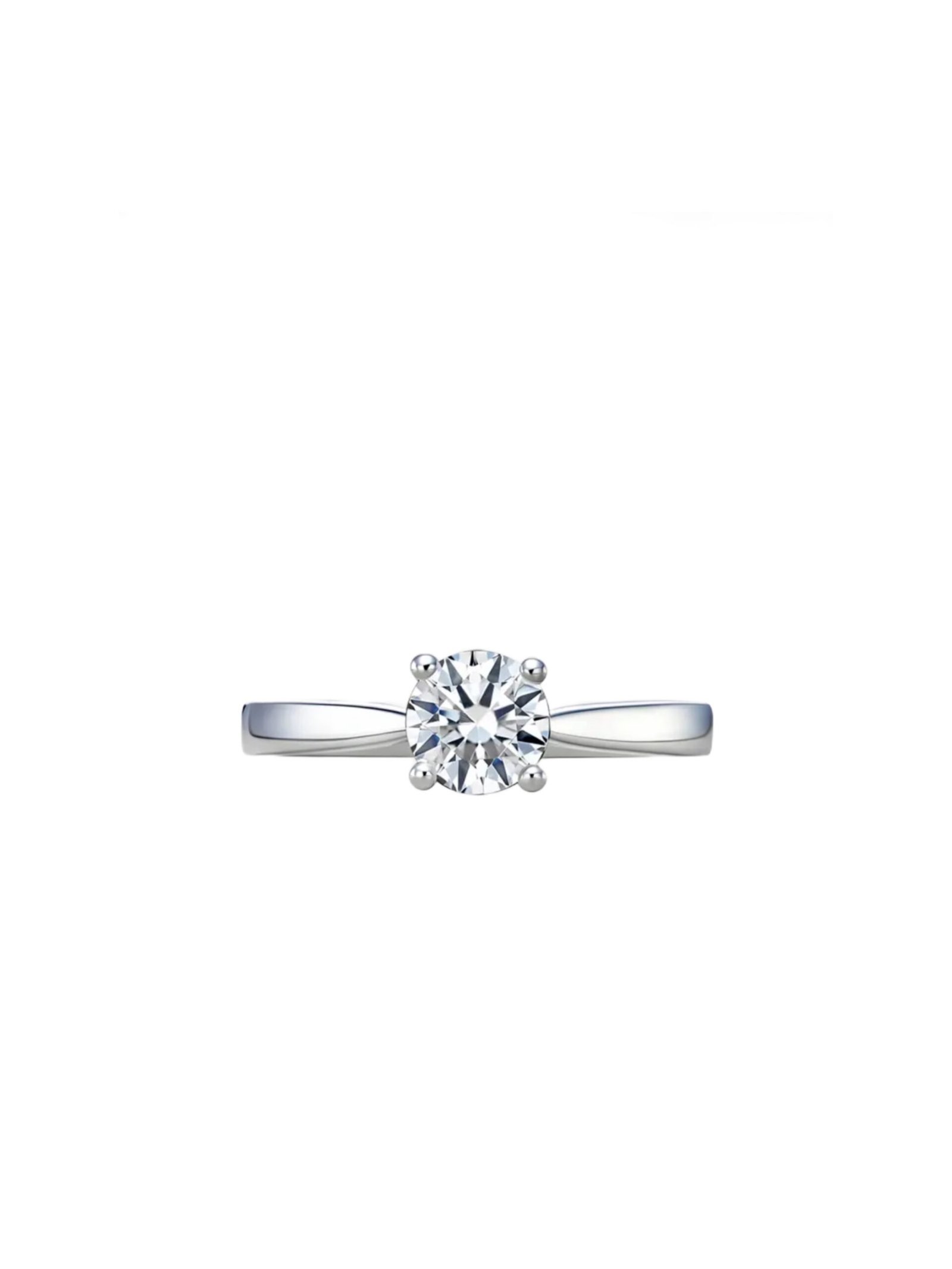 Classic Four-Prong Solitaire Diamond Ring - Image 9