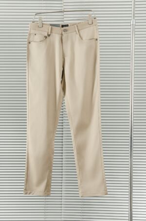 Zegna 25SS Luxury Custom Casual Trousers – Beige Edition